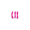 Vibromasseur courbé 9 modes de vibration rose 
